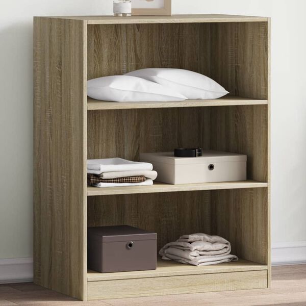 vidaXL Garde-robe ch&ecirc;ne sonoma 77x48x102 cm bois d'ing&eacute;nierie