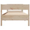 vidaXL Cadre de lit sans matelas 100x200 cm bois massif de pin