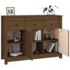 vidaXL Buffet Marron miel 100x35x74 cm Bois massif de pin