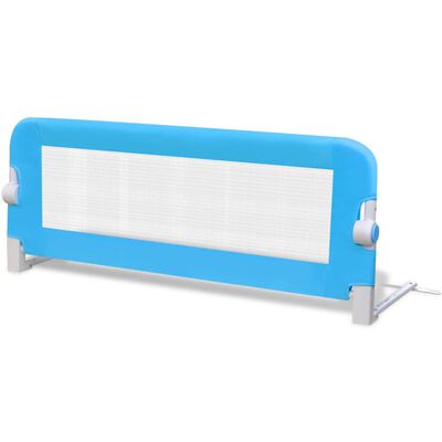 vidaXL Barrière de lit de sécurité pour tout-petits 2pcs Bleu 102x42cm