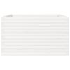 vidaXL Jardini&egrave;re blanc 80x80x45,5 cm bois de pin massif