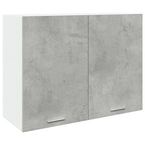 vidaXL Armoire suspendue "Lyon" Gris b&eacute;ton 80 x 31 x 60 cm Bois d'ing&eacute;nierie