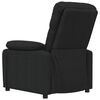 vidaXL Fauteuil de massage Noir Tissu
