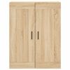 vidaXL Buffet haut Ch&ecirc;ne sonoma 69,5x34x180 cm Bois d'ing&eacute;nierie