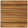 vidaXL Plateau de table 40 x 40 x 3,5 cm Carr&eacute; Bois de teck massif