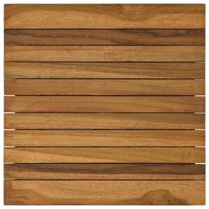 vidaXL Plateau de table 40 x 40 x 3,5 cm Carr&eacute; Bois de teck massif