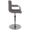 vidaXL Tabouret de bar Taupe Tissu