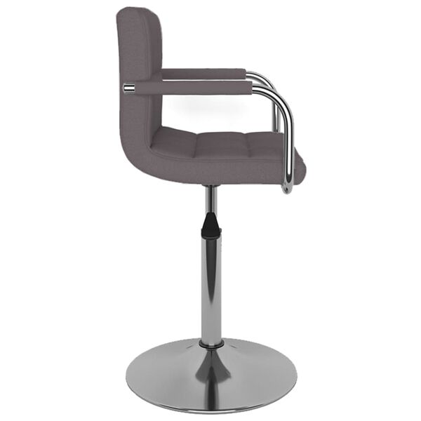 vidaXL Tabouret de bar Taupe Tissu