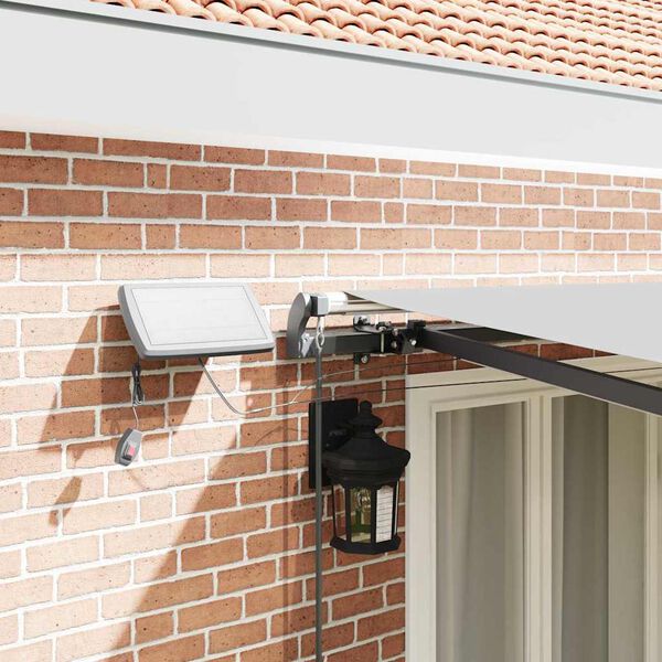 vidaXL Cadre d'auvent Anthracite 500 × 350 cm Aluminium