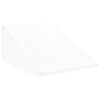 vidaXL Coussin pour les jambes Uni Blanc 60 x 50 x 30 cm
