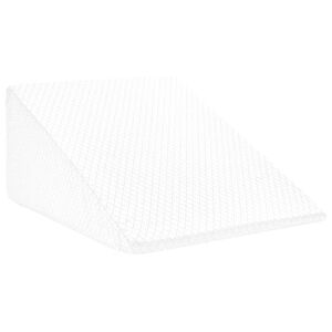 vidaXL Coussin pour les jambes Uni Blanc 60 x 50 x 30 cm