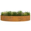 vidaXL Cache-pot de jardin 5 pcs Marron 120 x 120 x 20 cm