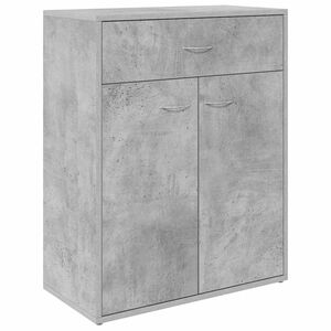 vidaXL Buffet Gris b&eacute;ton 60x30x75 cm Bois d'ing&eacute;nierie