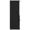 vidaXL Haut Armoire avec tiroir 3 pcs Ch&ecirc;ne noir Bois d'ing&eacute;nierie