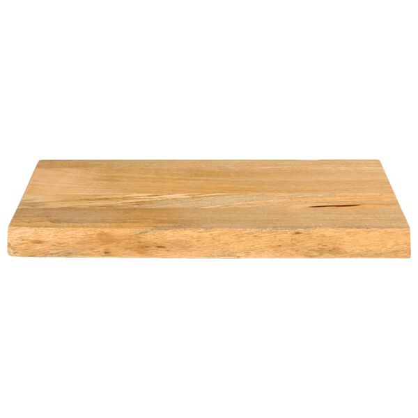 vidaXL Dessus de table &agrave; bord vivant 50x30x2,5 cm bois massif manguier