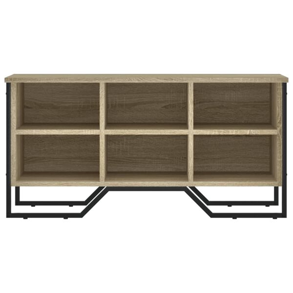 vidaXL Armoire à chaussures chêne sonoma 90x38x45,5 cm