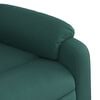 vidaXL Fauteuil inclinable Vert fonc&eacute; Tissu