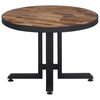 vidaXL Table basse ronde Ø55x40 cm teck de récupération massif