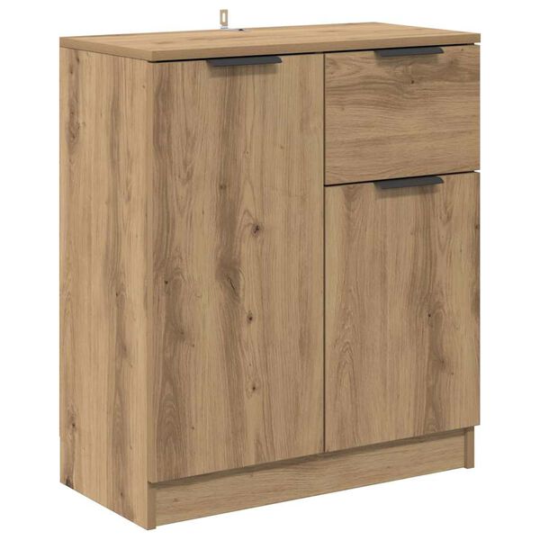 vidaXL Buffet Ch&ecirc;ne artisanal 60 x 30 x 70 cm Bois d'ing&eacute;nierie