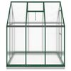 vidaXL Serre avec cadre de base vert 169x169x202 cm aluminium
