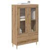 vidaXL Haut Armoire avec tiroir Ch&ecirc;ne artisanal 69,5 x 31 x 115 cm