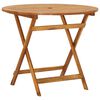 vidaXL Ensemble à manger d'extérieur pliable 5pcs Bois d'acacia solide