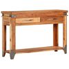 vidaXL Table console 110x34x74 cm Bois d'acacia massif