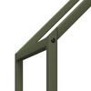 vidaXL Portant de bois chauffage vert olive 60x25x90 cm