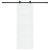 vidaXL Porte coulissante ORKDAL Blanc 78 x 211 cm Pin massif