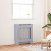 vidaXL Cache-Radiateur Gris 78 x 19 x 81,5 cm Bois d'ingénierie