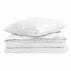 vidaXL Duvet 2-en-1 avec oreiller 2 pcs Blanc Plume de canard