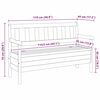 vidaXL Banc extérieur Marron 119 x 76 x 44cm Bois massif en pin
