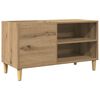 vidaXL Armoire &agrave; disques ch&ecirc;ne artisanal 84,5x38x48 cm bois ing&eacute;nierie