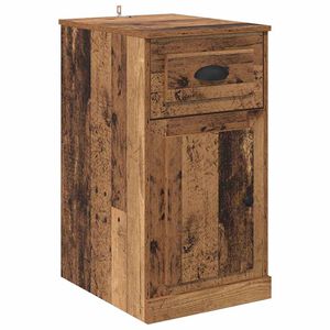 vidaXL Meuble d'appoint Bois ancien 40 x 50 x 75 cm Bois d'ing&eacute;nierie