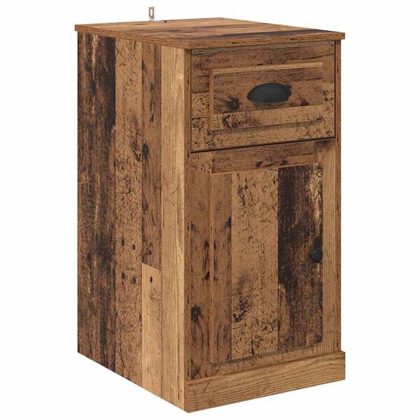 vidaXL Meuble d'appoint Bois ancien 40 x 50 x 75 cm Bois d'ing&eacute;nierie