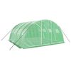 vidaXL Serre avec cadre en acier vert 16 m² 4x4x2 m