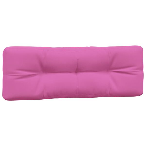 vidaXL Coussins de palette lot de 5 rose tissu