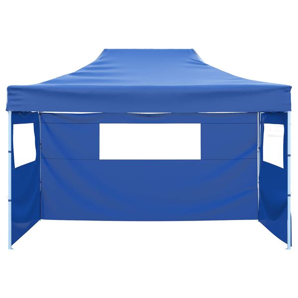 vidaXL Tente de f&ecirc;te Bleu 291 x 431 x 315 cm Tissu Oxford