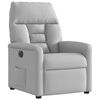 vidaXL Fauteuil inclinable &eacute;lectrique gris nuage tissu