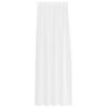 vidaXL Rideau en Voile 2 pcs Blanc 245 x 140 cm Polyester