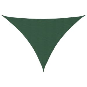 vidaXL Voile d'ombrage vert fonc&eacute; 7 x 5 x 5 m 100 % polyester Oxford