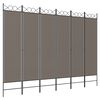 vidaXL Cloison de s&eacute;paration 6 panneaux Anthracite 240x220 cm Tissu