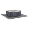 vidaXL Tapis de piscine Gris clair 274 x 274 x 0,1 cm Tissu non tiss&eacute;