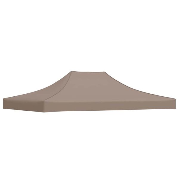 vidaXL Toit de tente de réception 4x3 m Taupe 270 g/m²