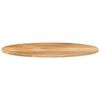 vidaXL Dessus de table 100x50x2,5 cm ovale bois massif de manguier
