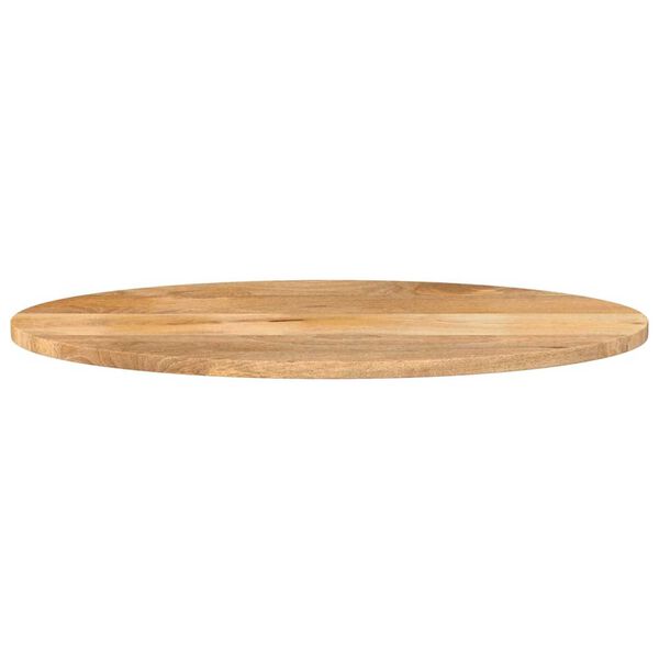 vidaXL Dessus de table 100x50x2,5 cm ovale bois massif de manguier