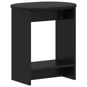 vidaXL Table d'appoint Noir 50 x 39,5 x 55 cm Bois d'ing&eacute;nierie