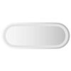 vidaXL Miroir de salle de bain LED Transparent 50 x 20 cm verre tremp&eacute;