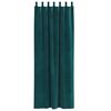 vidaXL Rideaux occultants 2 pcs Vert foncé 140 x 260 cm Velours