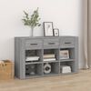 vidaXL Buffet Sonoma gris 100x30x59,5 cm Bois d'ingénierie